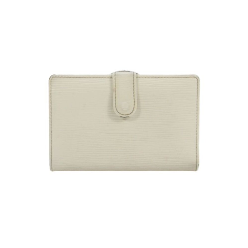 Louis Vuitton Womens Epi Portefeuille Viennois Card Wallet Cream
